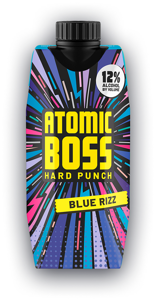 Atomic Boss Blue Rizz product image with drop shadow