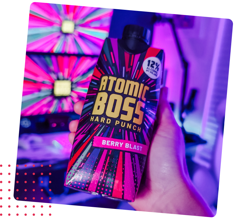 Atomic Boss - Ultra flavorful beverages that pack a punch