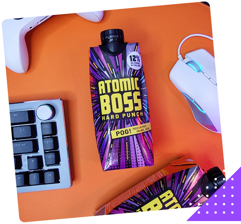 Atomic Boss - We hacked the beverage market to come up with the perfect non-carbonated alcoholic drink